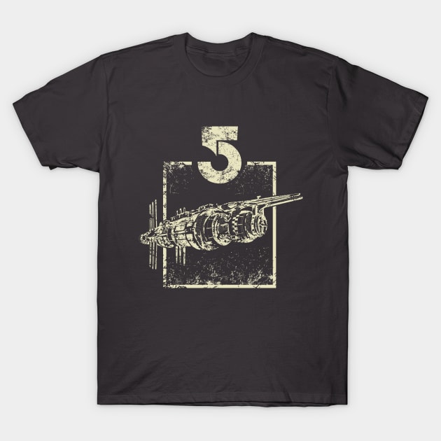 Babylon 5 space station T-Shirt by Olgakunz